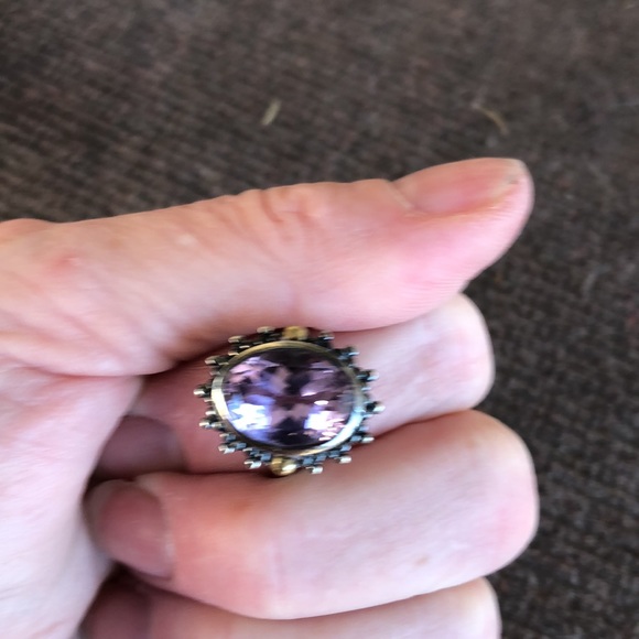 NWT Stunning Amethyst & 925 Sterling Silver Ring 💍 Size 8 - Picture 13 of 17
